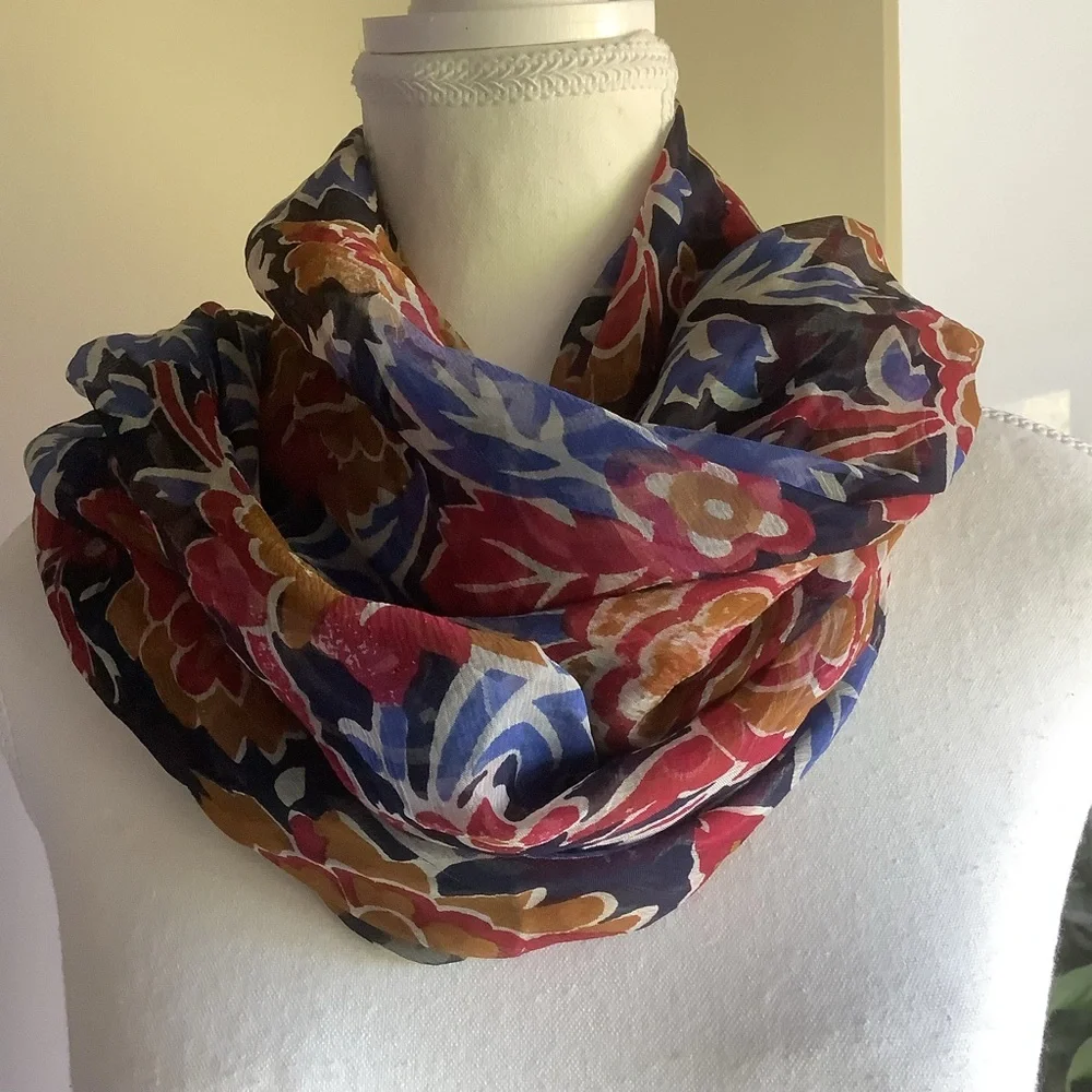 Lucky Brand Floral Scarf - Multicolor